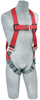 Protecta PRO Red Medium/Large Vest-Style Body Harness - Polyester Webbing - 840779-01016 - 840779-01016 - R. S. Hughes Company, Inc.