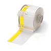 Brady B-595 White / Yellow Indoor / Outdoor Vinyl Thermal Transfer Continuous Thermal Transfer Printer Label Roll - 2.25 in Width - 100 ft Length - 115774 - 754473-99841 - R. S. Hughes Company, Inc.