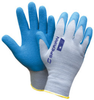 Honeywell Perfect-Coat Blue/Gray Medium Cotton/Polyester Work & General Purpose Gloves - Latex Palm & Over Knuckles Coating - 801462-01033 - 801462-01033 - R. S. Hughes Company, Inc.