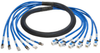 Augmented Cat6/Cat6a Pre-Terminated Copper Trunk Bundle, (6x) RJ45 (M/F), 10 ft. -- N261-010-6MF-BL - Image