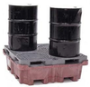 85 Gallon Poly Spill Pallet With Drain - 802 - Plastic-Mart