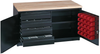 Bin Cabinet, 14 Gauge Steel, 20Bins, Red; No. Of Bins Quantum Storage - 44AC7000 - Newark, An Avnet Company