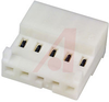CONNECTOR, RECEPTACLE, MTA-100, 5 POSITION, CLOSED END, WHITE - 70084949 - Allied Electronics, Inc.