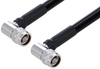 Outdoor Rated N Male Right Angle to N Male Right Angle Low PIM Cable 24 Inch Length Using SPO-500 Coax Using Times Microwave Parts - PE3C6373-24 - Pasternack