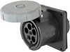 Power Entry Conn, Skt, 4P5W, 100A, Black; Current Rating Hubbell Wiring Devices - 71AC5525 - Newark, An Avnet Company