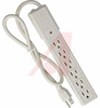 Surge strip, 6 outlets, 33 in. cord, 140 joules, 18.7 lbs - 70091721 - Allied Electronics, Inc.