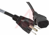 Power Cord; 10 A;5-15P/C13; 18/3 SVT; Unshielded; 7ft 6in. - 70115988 - Allied Electronics, Inc.