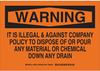 Chemical & Hazardous Material Sign - 126578 - Brady Corporation