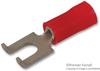 Terminal, Spade/fork, #6, Crimp, Red; Product Range Amp Te Connectivity - 96F7279 - Newark, An Avnet Company