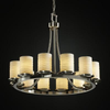 POR-8768-10-WAVE-NCKL Mid. Chandeliers-Glass Up - 670456 - Capital Lighting, Inc.