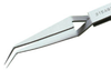 Tweezer - Curved - Reverse Action - precision tips (Length: 4.75; CTM: .0118 x .0078; Material: stainless, anti-magnetic) - EXCELTA 31-SA-BC - R. S. Hughes Company, Inc.
