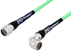 N Male to N Male Right Angle Low Loss Test Cable 24 Inch Length Using PE-P300LL Coax - PE3C3240-24 - Pasternack