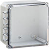 Polycarbonate  Electrical Enclosure 8X8X4 - H8084HCF - Integra Enclosures, Inc.