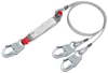 Protecta PRO Pack Grey Shock-Absorbing Lanyard - 6 ft Length - 840779-01146 - 840779-01146 - R. S. Hughes Company, Inc.