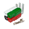 Powerpole® 15-45 Two Row 2x2 Assemblies AC 3 Phase, 3 Wire Mate -- ASMFR45-2X2-WEKR