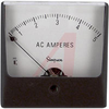 Ammeter, 0-5ACA, + 2%; 3-1/2 in.; 2%; 2.73 in.; 0.128 in.; -20 to degC - 70209420 - Allied Electronics, Inc.