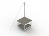 MSRU Series, Stainless Steel NSF Listed Machine Stand -- 4MSRU-2424 - Image