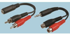 Cable, 3.5Mm Jack-2 Rca Plug, 6Ft, Blk; Connector Type A Multicomp Pro - 86T1266 - Newark, An Avnet Company