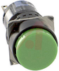 Switch;NON-ILLUM.OILTIGHT ENCLOSURE(IP65)Momentary ACTION;ROUND LENS;SPDT;GREEN - 70173285 - Allied Electronics, Inc.