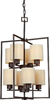 2570-08-32 Mid. Chandeliers-Drum Shades - 315235 - Capital Lighting, Inc.