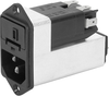 Power Entry Mod W/ Filter, M5, C14, 6A; Connector Type Schurter - 24B212 - Newark, An Avnet Company