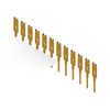 Backplane Connector Contacts - 151-103-012-251-200-ND - DigiKey