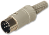 Din Audio / Video Connector, Plug, 6, Cable Mount, Plastic Body, Tin Plated Contacts Rohs Compliant Hirschmann - 67C7910 - Newark, An Avnet Company