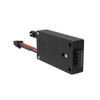 Miniature Electronic Slide Bolt, Front Mount, With Microswitch, With Mechanical Override, Plastic, Black -- EM-05-11-111 - Image