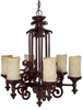 3266MBZ-125 Mid. Chandeliers-Pillar Candle - 730589 - Capital Lighting, Inc.