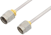 2.92mm Male to 2.4mm Male Cable 18 Inch Length Using PE-SR405AL Coax, LF Solder, RoHS - PE35662LF-18 - Pasternack