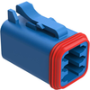 Automotive Housing, Plug, 6Pos, 13A, Blu; Product Range Amphenol Sine/tuchel - 36AJ7971 - Newark, An Avnet Company