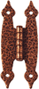 Hammered Finish Hinges, 