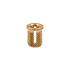 E-Z Press™ Threaded Insert for Plastic - Flanged - Brass - 10-32 -- 260-332-BR - Image