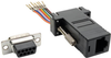 DB9 to RJ45 Modular Serial Adapter (M/F), RS-232, RS-422, RS-485 -- P440-89FM