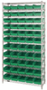 Open Wire Shelving, 12Shelves, 55Bin/grn; Shelving Unit Type Quantum Storage - 44AC8069 - Newark, An Avnet Company