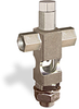 (Formerly B1629-13-TP-SG), Cross Small Sight Feed Valve, Solid Gasket, 1/8” Female NPT Inlet, 5/16”-24 Female Outlet, 1/2”-20 Remote Mounting, Tamperproof - B1628-216B2TW - Oil-Rite Corp.
