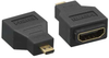 HDMI Female to Micro HDMI Male Adapter -- 30HM-AD300-BK - Image