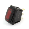 OptiFuse R13-238B8-01 Waterproof Rectangle Rocker Switch, On-Off, SPST, 3 Contacts - 44120 - Waytek, Inc.