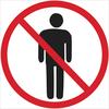 Admittance Sign - 69793 - Brady Corporation