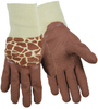 Red Steer Zoohands 295G Brown Cotton/Knit Full Fingered Work & General Purpose Gloves - Latex Palm Only Coating - 046065-02951 - 046065-02951 - R. S. Hughes Company, Inc.