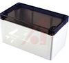Enclosure;WATERTIGHT POLYCARDONATE SMOKED LID, 6.3 X 3.5 X 3.5 - 70165323 - Allied Electronics, Inc.