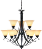 Mid. Chandeliers-Glass Up - 319196 - Light Center (The)