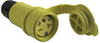 Watertight Rubber Housing Connector, Yellow -- 15W48 - Image