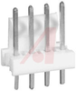 Header, Friction Lock; MTA-100; 4; 250 VAC; Polyester; Tin; Copper Alloy; Tin - 70083644 - Allied Electronics, Inc.