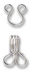 Hooks & Eyes Size 1 - Black - HE1BK - Cleaner's Supply, Inc.