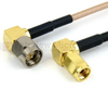 RA SSMA Male to RA SMA Male Cable Invalid Alias Coax in 6 Inch and RoHS Compliant - SCA73316-06 - Fairview Microwave Inc.
