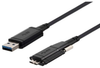 10 meter AOC USB3 A to MicroB w/ locking screws -- MUS3A00057-10M - Image