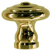Solid Brass Round Cabinet Knob, Concentric Ri.. - 817158 - HardwareSource, Inc.