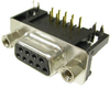 DB9 Female Right Angle PC Mount (Short Type) Connector - 85-721 - Computer Network Accessories, Inc.