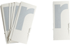 Reflective Quik-Lite Ten Packs - Lower Case - 9707-R - Brady Corporation
